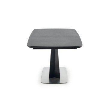 Фото6.Розкладний стіл FANGOR 160 (220) x90 Halmar темно-сірий